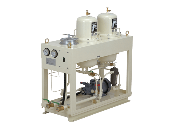 Triple R-Filter: OSCA-Reihe. Mobile Nebenstrom-Ölreiniger für hohe Durchflussraten und große Tankvolumen.